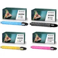 Evoke kompatibler Toner für Ricoh MPC-306 MPC-307 MPC-406 840295 4x CMYK:Schwarz,Cyan,Magenta,Gelb 35000 Seiten Aficio MP C306 C307 C406 C406ZSPF