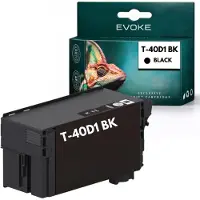 Evoke -Patronen, kompatibel mit dem Epson-Drucker T40D1 C13T40D140, schwarz, 90 ml, kompatibel mit SureColor SC-T2100, T3100, T3100M, T3100N und T5100