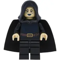 LEGO Minifigur Barriss Offee mit schwarzem Umhang und Kapuze (sw0269) – neu