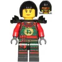 LEGO Minifigur Samurai X (Nya) - Possession, Hair – Ninjago (njo0271) – neu