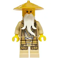 LEGO Minifigur Wu Sensei - Dragons Rising – Ninjago (njo0883) – neu