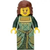 LEGO Minifigur Grüne Prinzessin – Castle (cas503) – neu