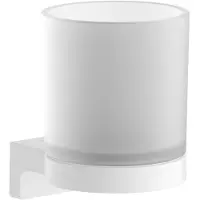 Hansgrohe AddStoris S Zahnputzbecher, 41769700, Farbe: Mattweiß