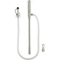 Wiltec batteriebetriebene Transferpumpe USB 12 l/min Förderleistung, Kraftstoffpumpe für Benzin, Diesel, Öl und Wasser, Umfüllpumpe mit Leckageschutz und USB C Betrieb