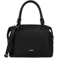L.credi Handtasche Umhängetasche Stravel Handbag Black schwarz