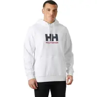 Helly Hansen für Herren. 54582 HH Logo Kapuzenpullover weiß (XXL), Lässig, Baumwolle