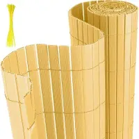 OEM PVC Balkonschutzschirm 0,8x4m – W-Form Wind- und Wetterbeständig – für Garten und Terrasse