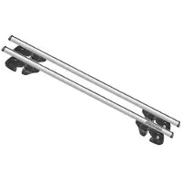 Menabo Sherman Silver XL | Dachträger Renault - Espace II 1991-1996 - Aluminium - Länge 135 cm - Tragkraft 90 kg - 2er-Pack