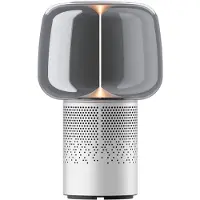 Kooduu Serena Play - Tragbare Lautsprecherlampe Satiniertes Silber Mit Sound By Jbl Technologie