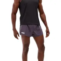 Hoka One One - Race Day Split Short - Laufshorts Gr XL braun