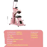 OEM Hat Heizpresse, Dual-Heizplatten, Präzise Temperaturkontrolle, Rosa 2in1