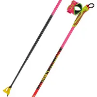 LEKI HRC max FRT neonpink-neonorange-neonyellow (2) 162,5 cm