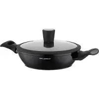 Florina Magnum 3,5 l 28 cm tiefe Stielkasserolle mit Deckel