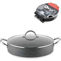 Florina Topf 4,2 l INDUKTION Kochtopf Aluminium Suppentopf Deckel ONYX