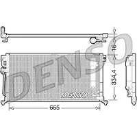 Denso Kondensator, Klimaanlage dcn45003 für MITSUBISHI