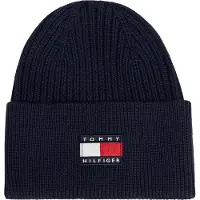 Tommy Hilfiger Beanie "HERITAGE FLAG BEANIE" Regular fit mit Markenlogo