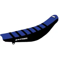 Blackbird Sitzbezug Yamaha YZ 450F 2010-2013, Zebra Design, Schwarz-Blau