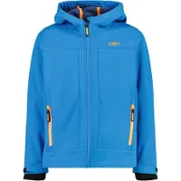 CMP Softshelljacke "KID SOFTSHELL JACKET FIX HOOD" mit Kapuze wasserabweisend, windabweisend, mit Reißverschlusstaschen