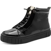 Marco Tozzi Damen Stiefel mit Reißverschluss, Schwarz (BLACK PATENT), 37 EU
