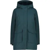 CMP Damen Winterjacke Padded Parka FIX Hood Grün 46
