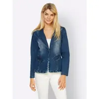 HEINE Jeansblazer in blue-stone-washed | Gr.: 48