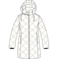 CMP Woman Padded Padded Coat FIX Hood b.co gesso (A143) 42