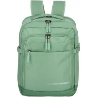 Travelite Reiserucksack "KICK OFF Cabin Rucksack", Gr. B/H/T: 30cm x 42cm x 20cm, grün (mintgrün), Textil, Rucksäcke Reiserucksack, Unisex Rucksack, Handgepäckgröße, Laptopfach und große Öffnung