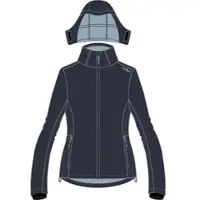 CMP Woman Jacket Zip Hood antracite (U423) 48