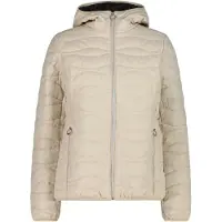 CMP Steppjacke "WOMAN JACKET FIX HOOD" mit Kapuze mit Kapuze, sportlicher Stil, aus Polyester