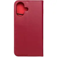 OEM SMART PRO leder book passend für IPHONE 17 rotwein