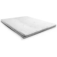 Sleezzze Kaltschaumtopper Premium Topper 140 x 200 cm H3, Höhe 8 cm, Härtegrad H3 mit antibakteriellem Bezug