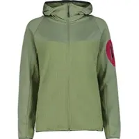 CMP Woman Fleece Fleece Jacket FIX Hood green tea (E624) 34