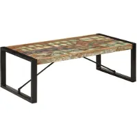 vidaXL Couchtisch 120x60x40 cm Altholz Massiv