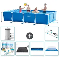 Intex Rechteckiger Frame Pool - 450x220x84 cm - 7-teilig S20063