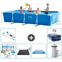 Intex Rechteckiger Frame Pool - 450x220x84 cm - 7-teilig S20073