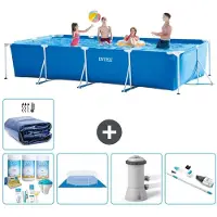 Intex Rechteckiger Frame Pool - 450x220x84 cm - 6-teilig S20077