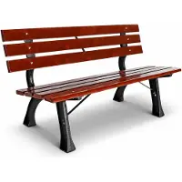 AGA Linder Exclusiv Gartenbank 3-Sitzer Parkbank bis 240 Kg Gartenmöbel Holzbank MC4353-150 150x57x70cm