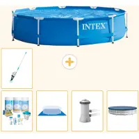 Intex Frame Pool Rund - 366x76 cm - 6-teilig S20433