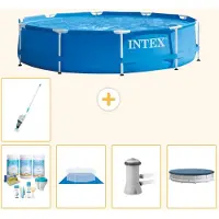 Intex Frame Pool Rund - 366x76 cm - 6-teilig S20433