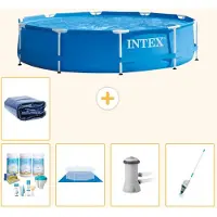 Intex Frame Pool Rund - 366x76 cm - 6-teilig S20443