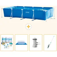 Intex Rechteckiger Frame Pool - 450x220x84 cm - 5-teilig S20849