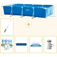 Intex Rechteckiger Frame Pool - 450x220x84 cm - 6-teilig S21134