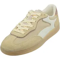 HOFF für Damen. 22619403 Park beige Lederturnschuhe (38), Wohnung, Wildleder, Schnürsenkel, Lässig
