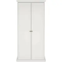 Dmora Venedig Kleiderschrank 2 Türen weiß.