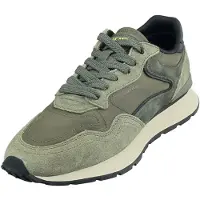 HOFF für Herren. 22602411 City Leder Sneakers grün (41), Wohnung, Wildleder, Schnürsenkel, Lässig
