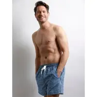 Witt Weiden Badeshorts WITT "Badeshorts Badeshorts", Herren, Gr. 7, N-Gr, blau (topas), Basic, Badehosen Badeshorts