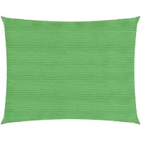 The Living Store Sonnensegel 160 g/m² Hellgrün 2,5x3,5 m HDPE
