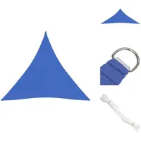 vidaXL Sonnensegel 160 g/m² Blau 4x4x4 m HDPE - Sonnenschirme & Sonnenschutze