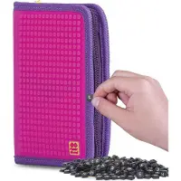 PIXIE CREW beutel mit Silikonseite und Pixeln 19 cm fuchsia/lila