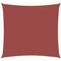 OEM Gartensonnenschirm XXL - 4,5 x 4,5 m - Terrakotta - Oxford-Stoff mit PolyurethanBeschichtung - UV-beständig & schimmelfrei - Inklusive Befestigungselemente